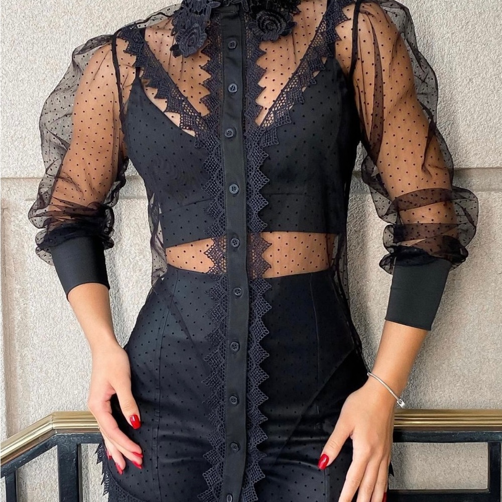 Black blouse + top made in Brazil
